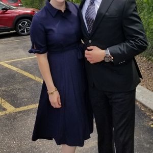 Calvin Klein navy dress